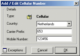 SMS sturen via ICQ